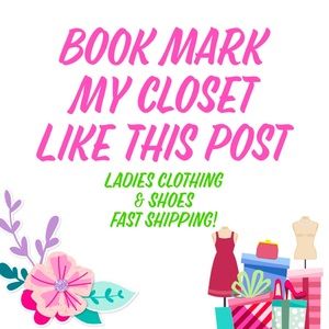 Book Mark My Closet- 💕💕💕💕